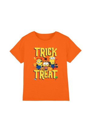 DESPICABLE ME MINIONS TRICK OR TREAT - Print T-shirt - orange