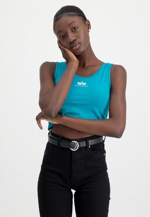 Alpha Industries CROP-TANK - Top - blue lagoon