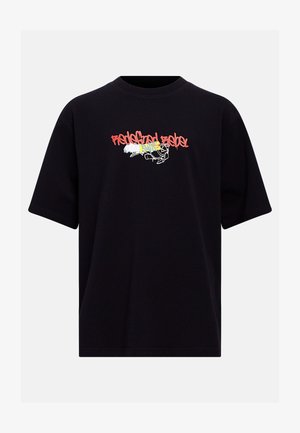 Redefined Rebel, KEATON TEE BOXY FIT - Print T-shirt - black
