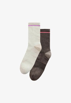 Next, WALKING ANKLE SOCKS 2 PACK - Ponožky - oat brown
