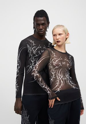 YOURTURN by Zalando, UNISEX MUSCLE FIT - Блуза с дълги ръкави - black