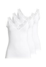 Speidel 9602 - Confezione da 3 culotte da donna, morbido tessuto soft feeling bianco 44