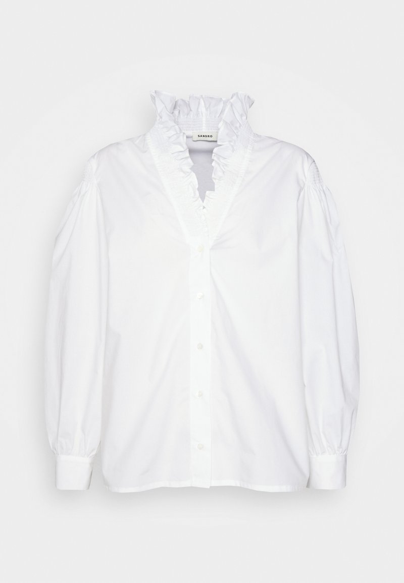 sandro Overhemdblouse wit sandro Overhemdblouse wit