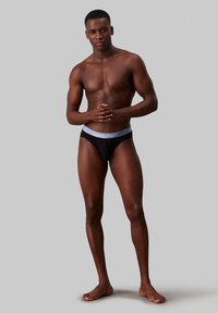 Calvin Klein Underwear HIP BRIEF STRETCH 3 PACK - Slip - b troposphere pl air convoy