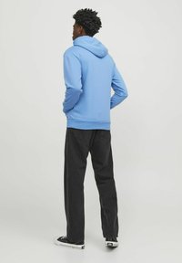 Jack & Jones JOSH MIT TUNNELZUG, KÄNGURUTASCHE UND LABEL-PRINT - Hoodie - pacific coast