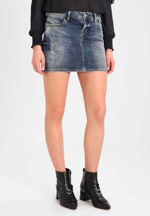 Jeansrock - destroyed denim