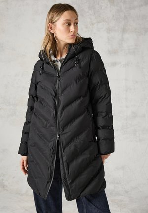 MIT SCHWEISSNÄHTEN - Winter coat - schwarz