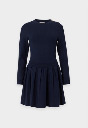 sandro, COLLEGE - Robe pull - marine