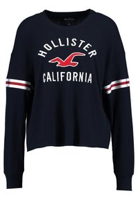 Hollister Co. Stickad tröja - dark blue