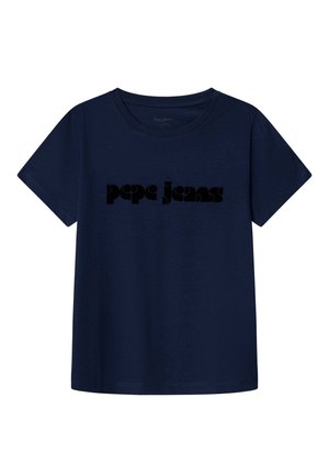 Pepe Jeans, PEPE JEANS PRINT T-SHIRT BENILDA - Tričko s potlačou - admiral blue
