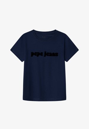 Pepe Jeans, PEPE JEANS PRINT T-SHIRT BENILDA - Tričko s potlačou - admiral blue