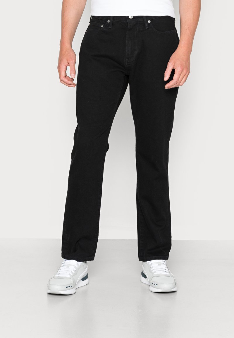 Abercrombie & Fitch STRAIGHT Straight leg jeans saturated black