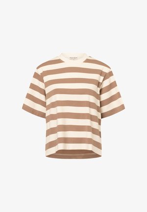 Marie Lund, MARIE LUND T-SHIRT - Print T-shirt - ecru melange