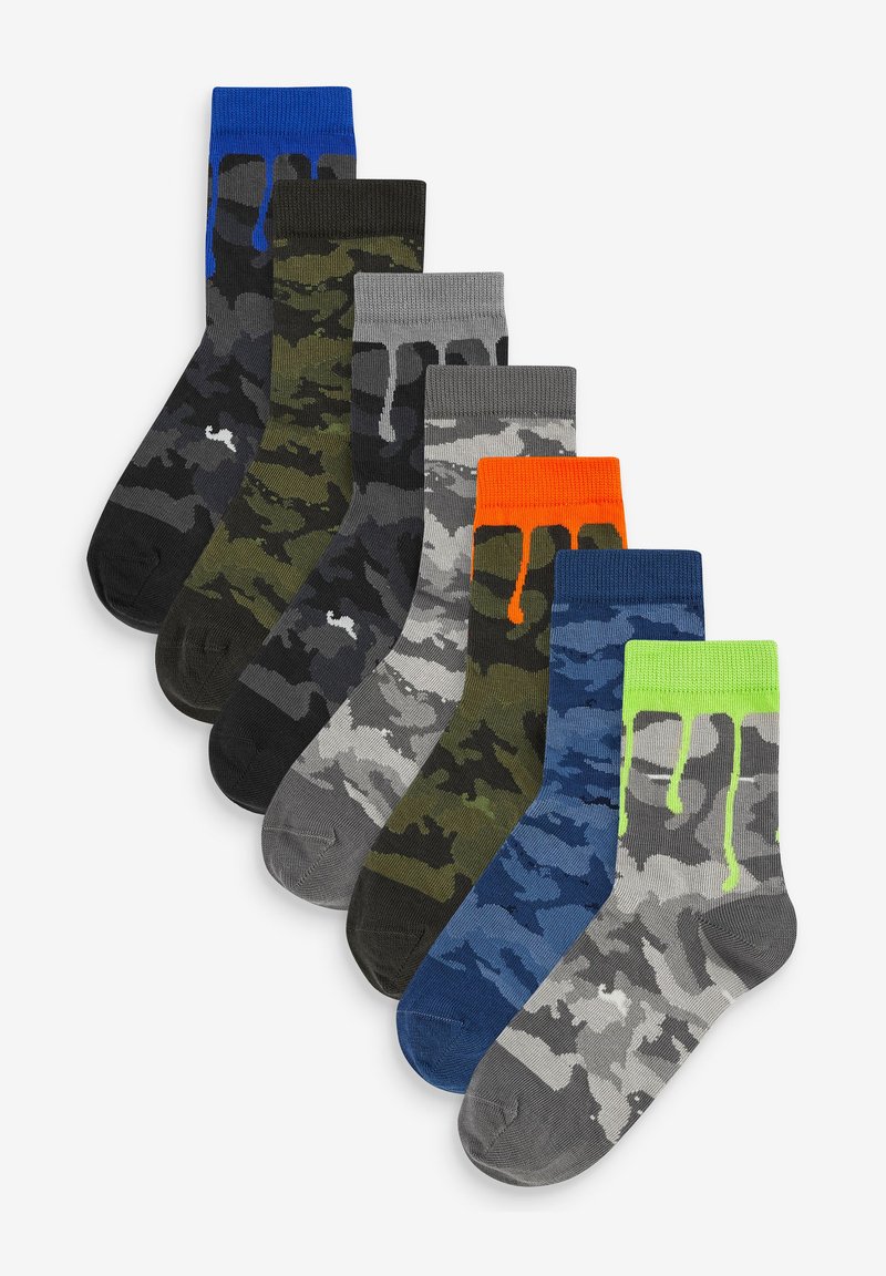 Next 7 PACK - Strømper - camo splat