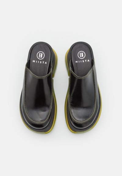 MIISTA BRIETTA - Ciabattine con tacco - black