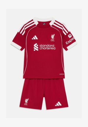 adidas Performance LIVERPOOL FC 25/26 HOME MINI KIT KIDS - Spordi T-särk - strawberry red