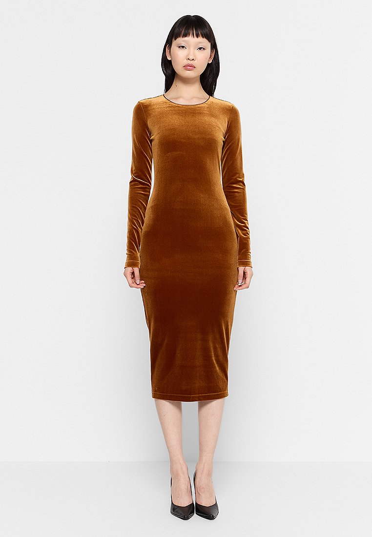 Versace Jeans Couture Maxi-jurk camel