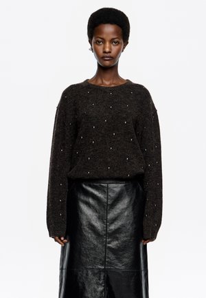 BOXY REMACHES - Jersey de punto - gris oscuro