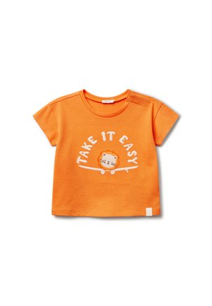United Colors of Benetton T-shirt print - orange
