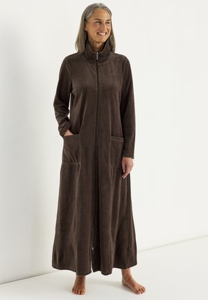 Cellbes of Sweden WILMA VELOUR ROBE - Badekåber - brown