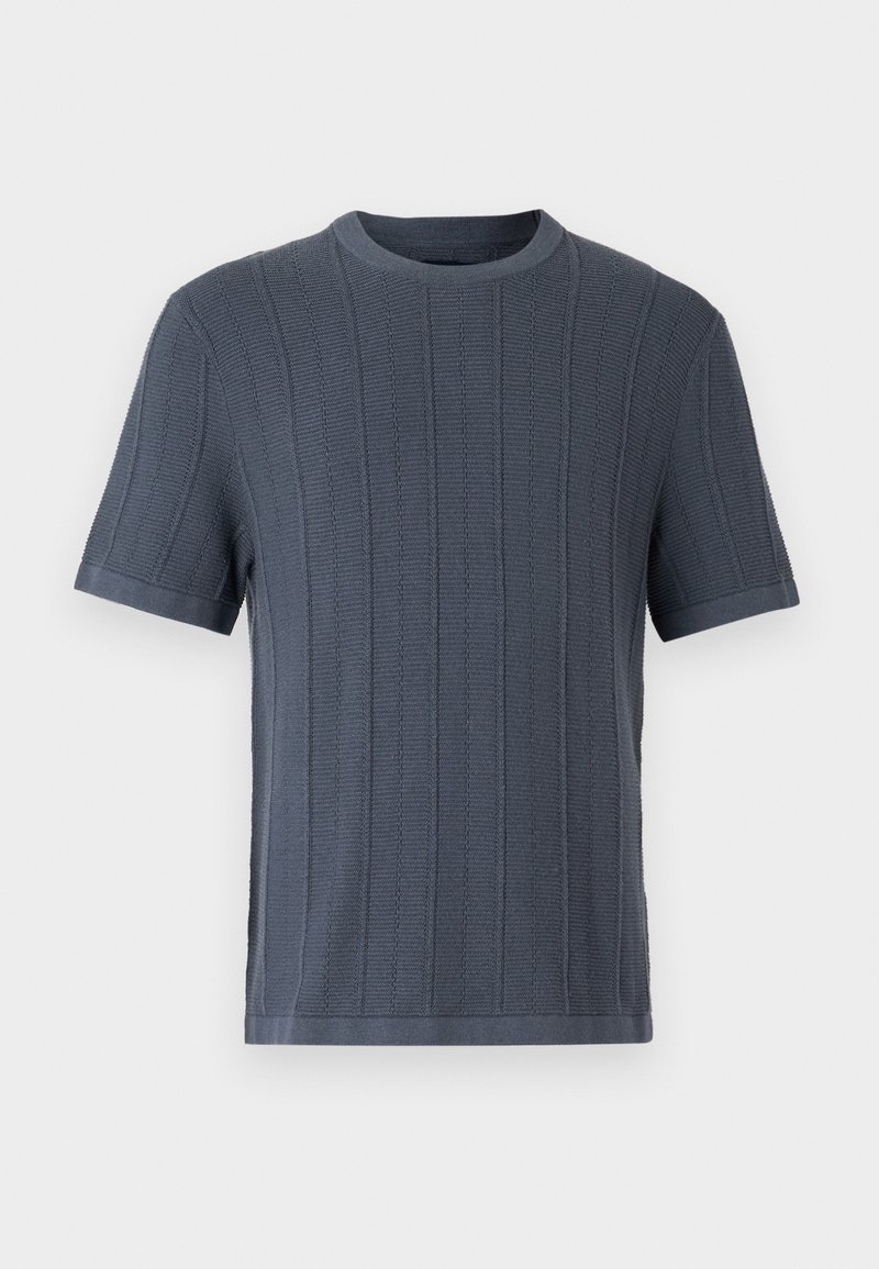 Abercrombie & Fitch T-shirt basic blauw Abercrombie & Fitch T-shirt basic blauw