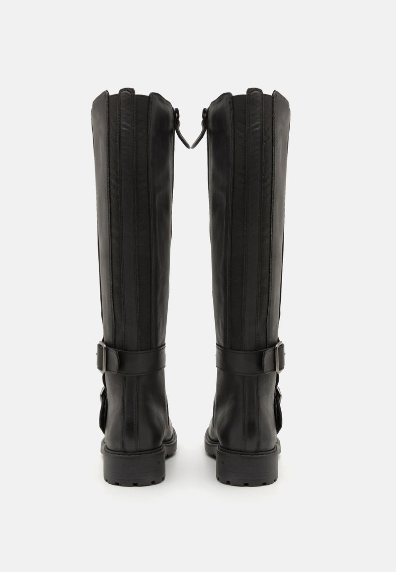Stivaletti Clarks Un Lindel Lo Donna – Neri, Pelle, Con Lacci, Tacco Medio (2-2.9 In), Nuovi In Scatola