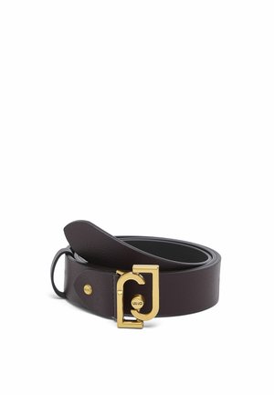 LIU JO, LIU JO BELT WITH MONOGRAM LOGO - Cintura - dark brown