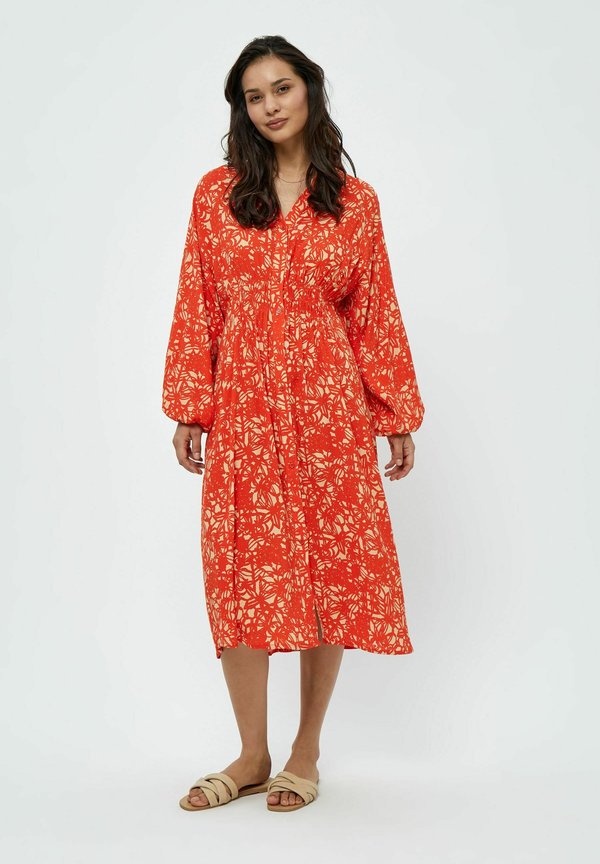 MILLIE MID - Freizeitkleid - p intense orange print