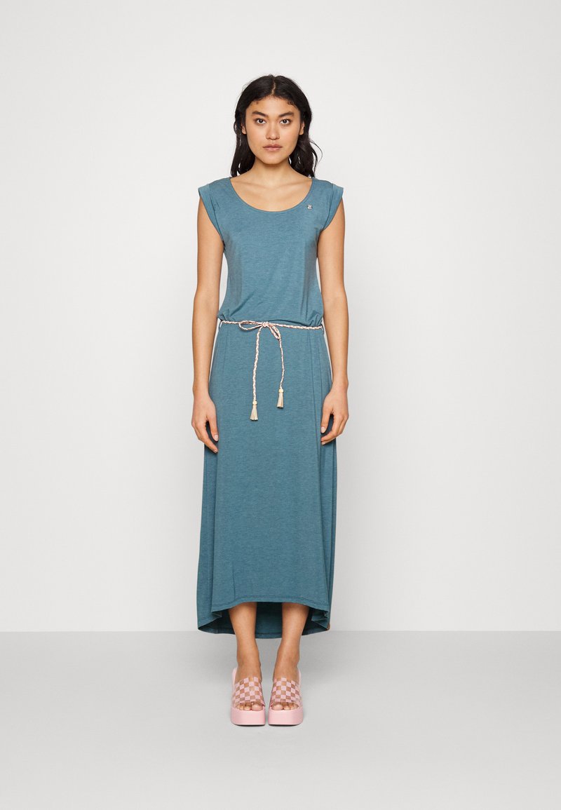 Ragwear TAGG LONG Robe en jersey dark green/vert foncé ZALANDO.FR