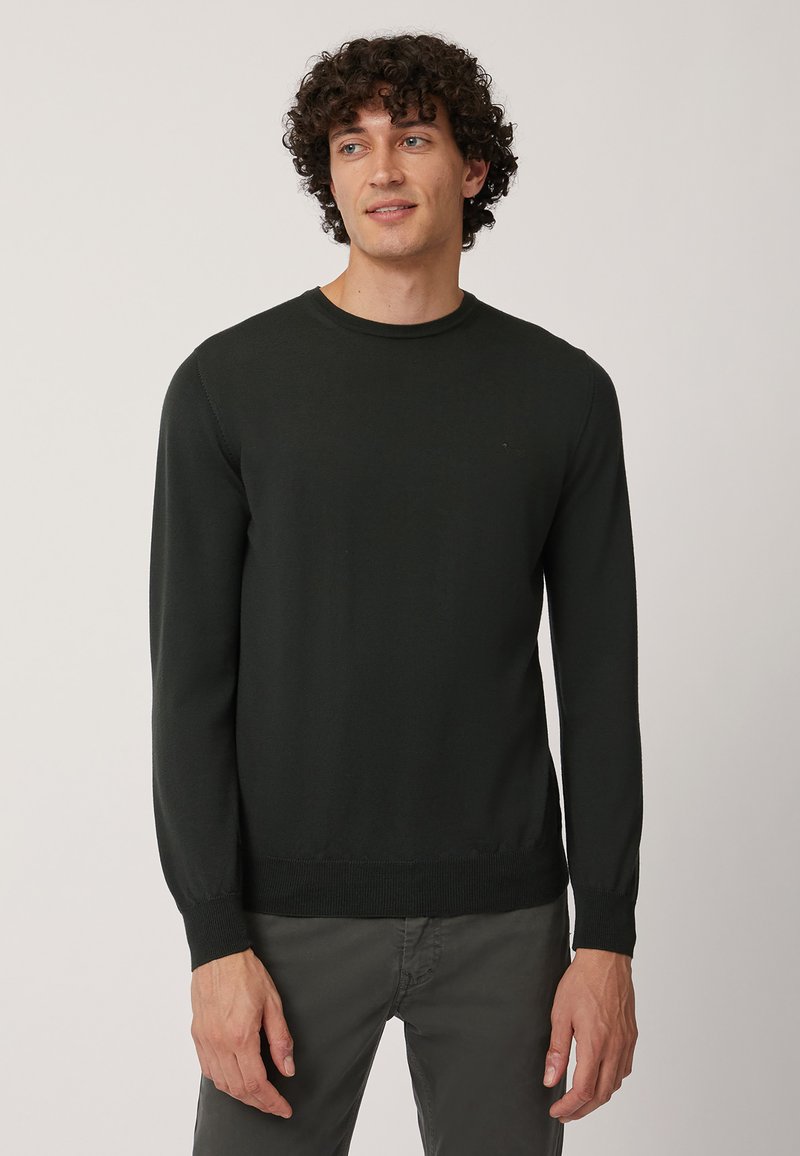 Harmont & Blaine GIROCOLLO CON LOGO - Maglione - verde bosco