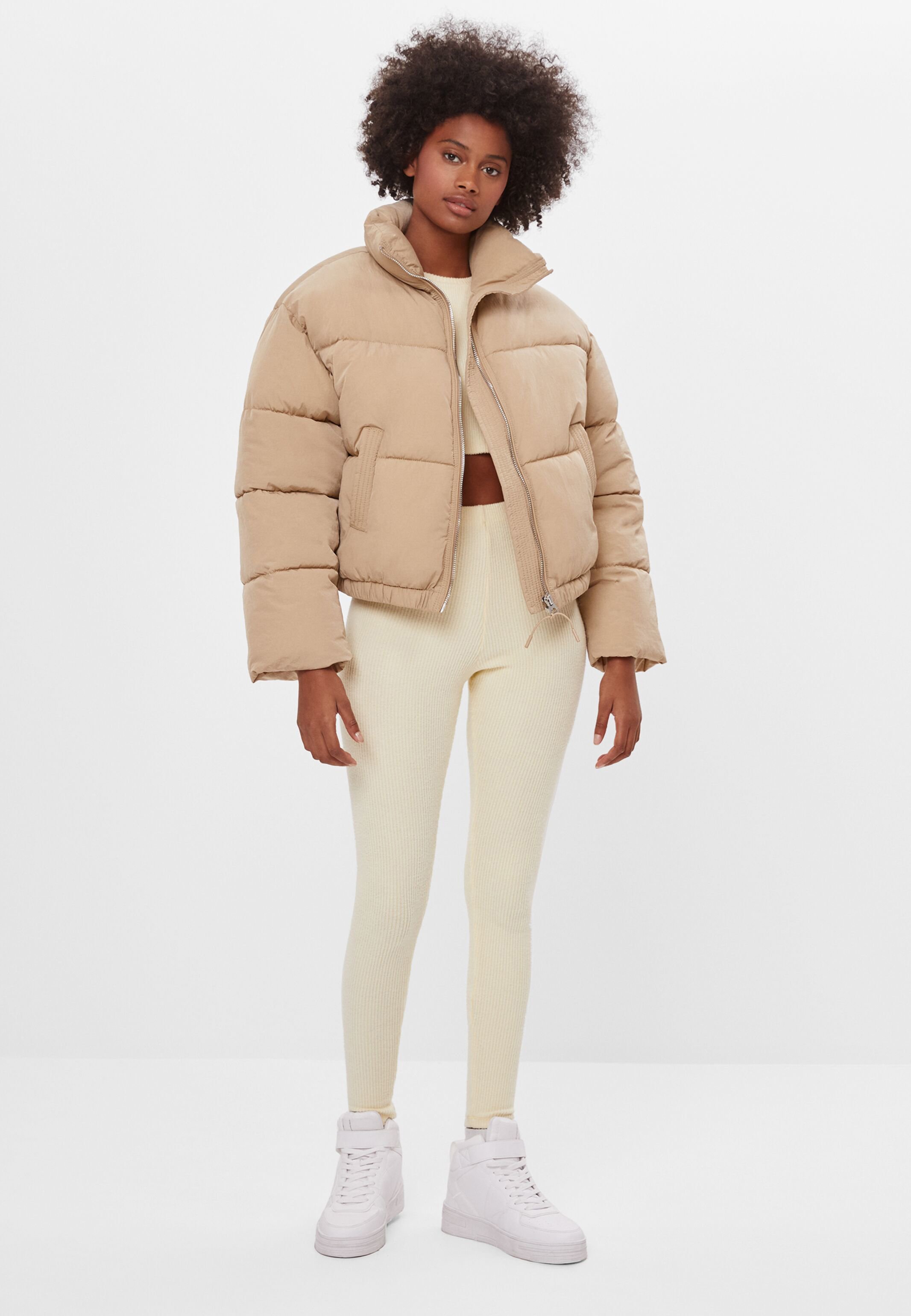 biker jacket gold hardware