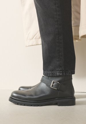 REGULAR FIT - FOREVER COMFORT BIKER - Plateaustiefelette - black leather