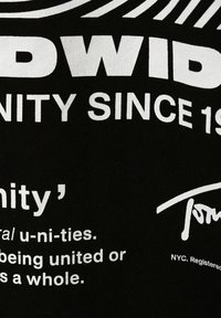 Tommy Jeans Topper langermet - schwarz