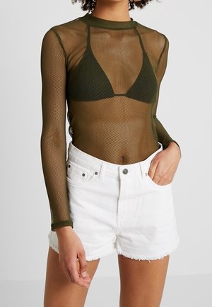 Pitkähihainen paita - mottled olive