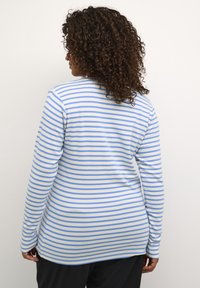 Kaffe Curve KCLIA - Longsleeve - chalk ultramarine  grey heart