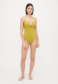 Max Mara Beachwear Kopalke - olive green