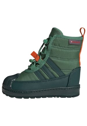 SUPERSTAR  - Obuv pre bábätká - preloved green   mineral green   orange