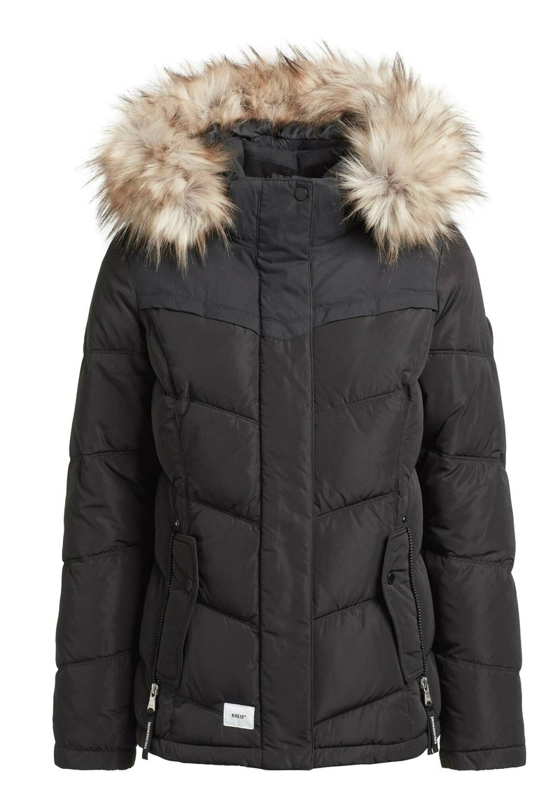 khujo Winterjas zwart