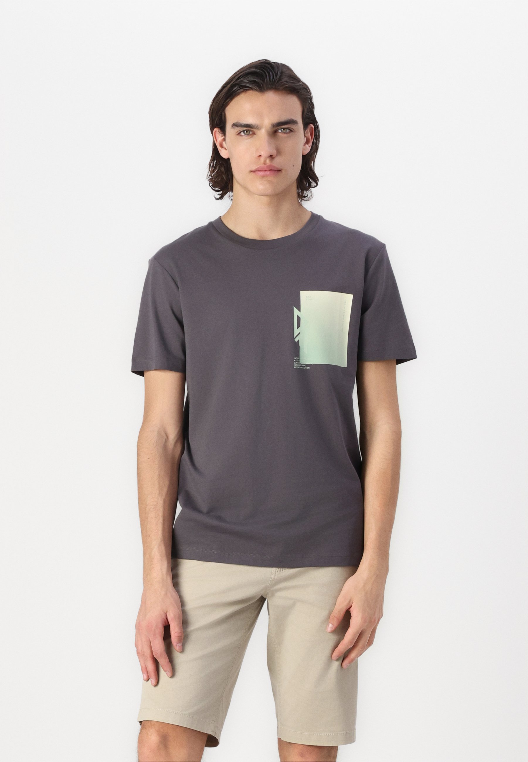 TOM TAILOR Denim - T-shirt Uomo Con Tasca Sul Petto | Maglietta A Righe Girocollo In Cotone Morbido