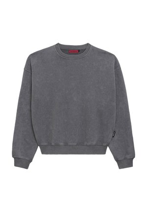 PROHIBITED UNISEX CREW NECK - Športni pulover - grey stone washed