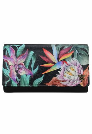 ANUSCHKA HANDPAINTED - Portemonnee - island escape black