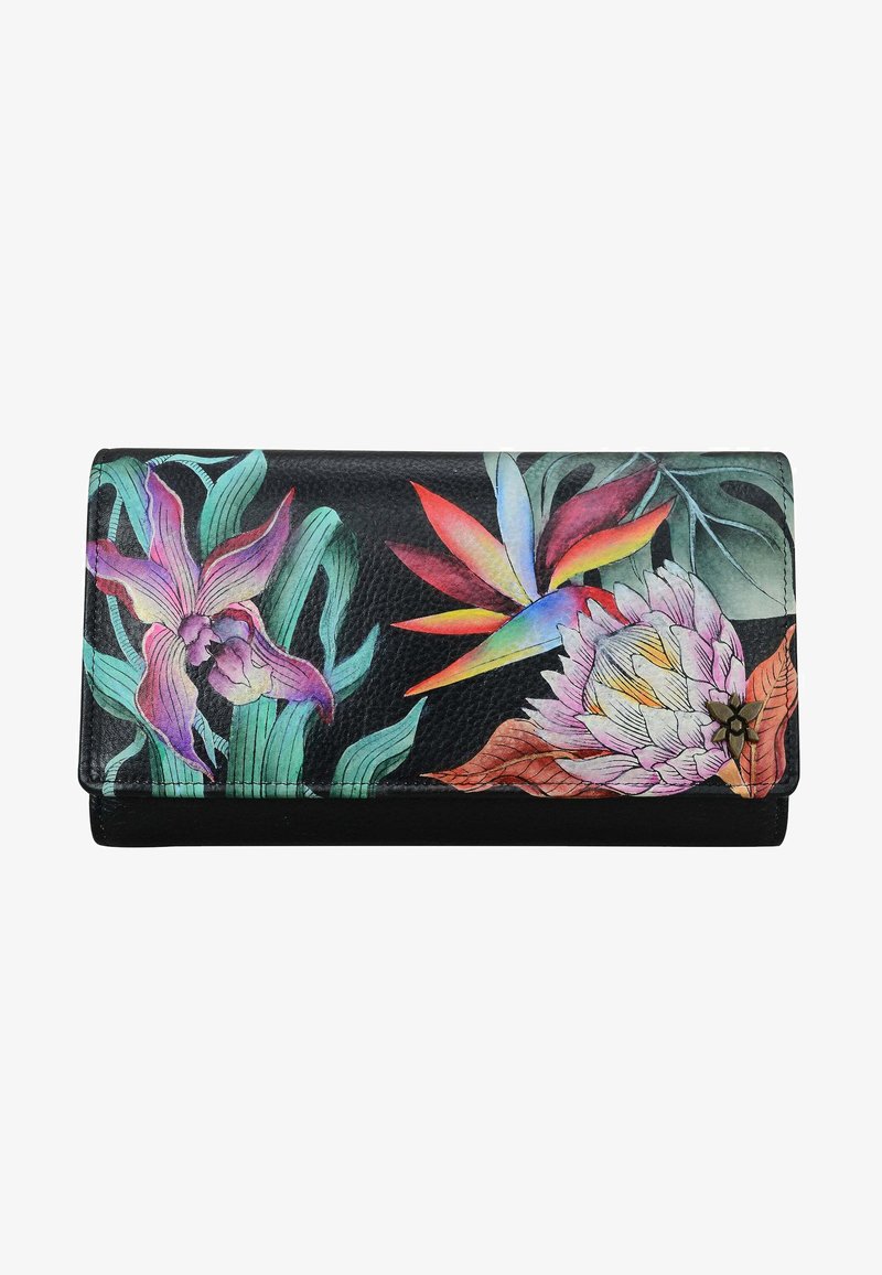 ANUSCHKA HANDPAINTED - Portemonnee - island escape black