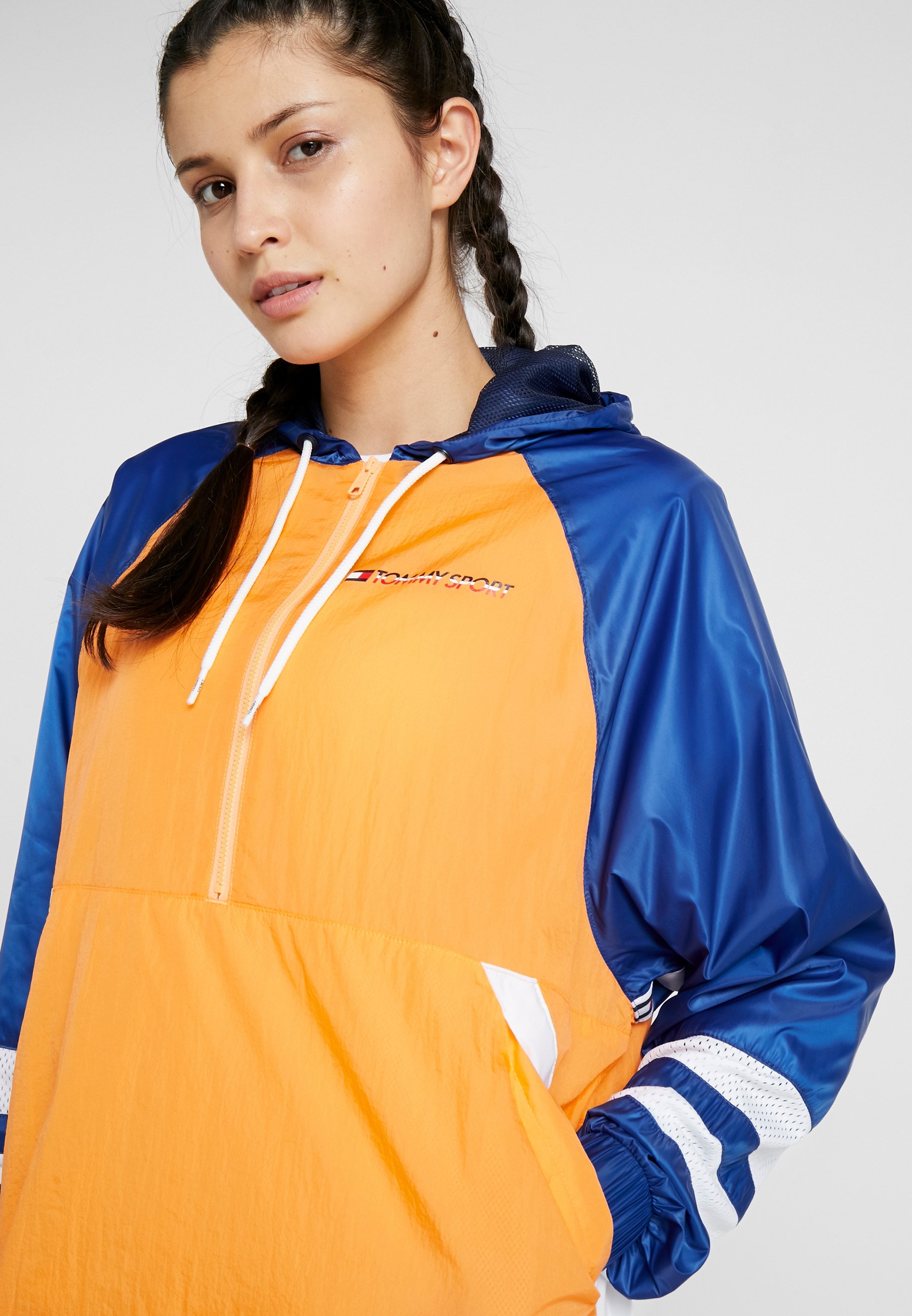 tommy hilfiger windbreaker orange