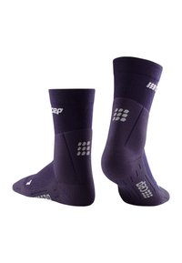CEP COLD WEATHER COMPRESSION SOCKS RUNNING MID CUT MEN - MADE IN GERMANY - Sportsocken - purple