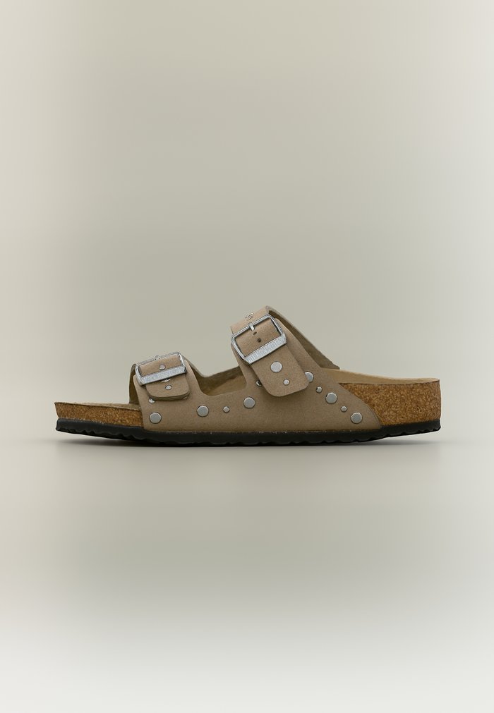 Birkenstock ARIZONA RIVETS KIDS NARROW - Sandalias - taupe