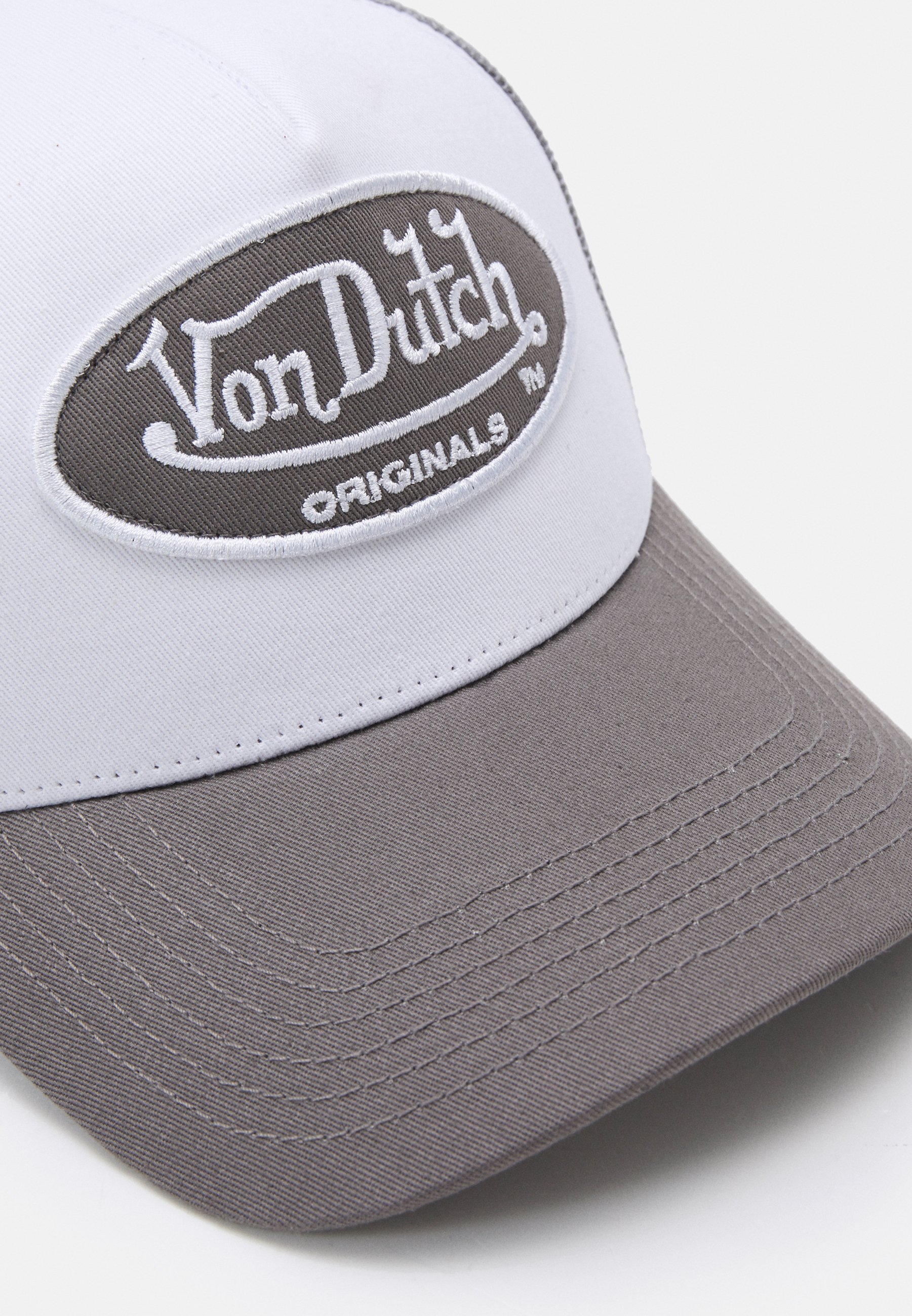 Von Dutch トラッカーキャップ ホワイト/グレー Von Dutch TRUCKER BOSTON UNISEX - Cap - white/grey/weiß - Zalando.ch