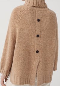 someday. Stickad tröja - mottled light brown