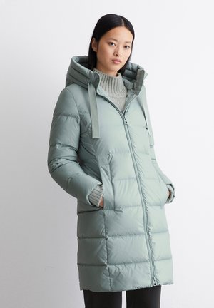 Marc O'Polo WELT POCKETS DRAWSTRING AT TUNNEL - Daunenmantel - frozen mint