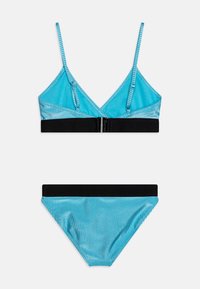 Calvin Klein Swimwear CROSSOVER TRIANGLE - Bikini - blue tide ...