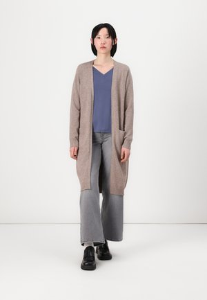 VIRIL LONG CARDIGAN - Strickjacke - brown